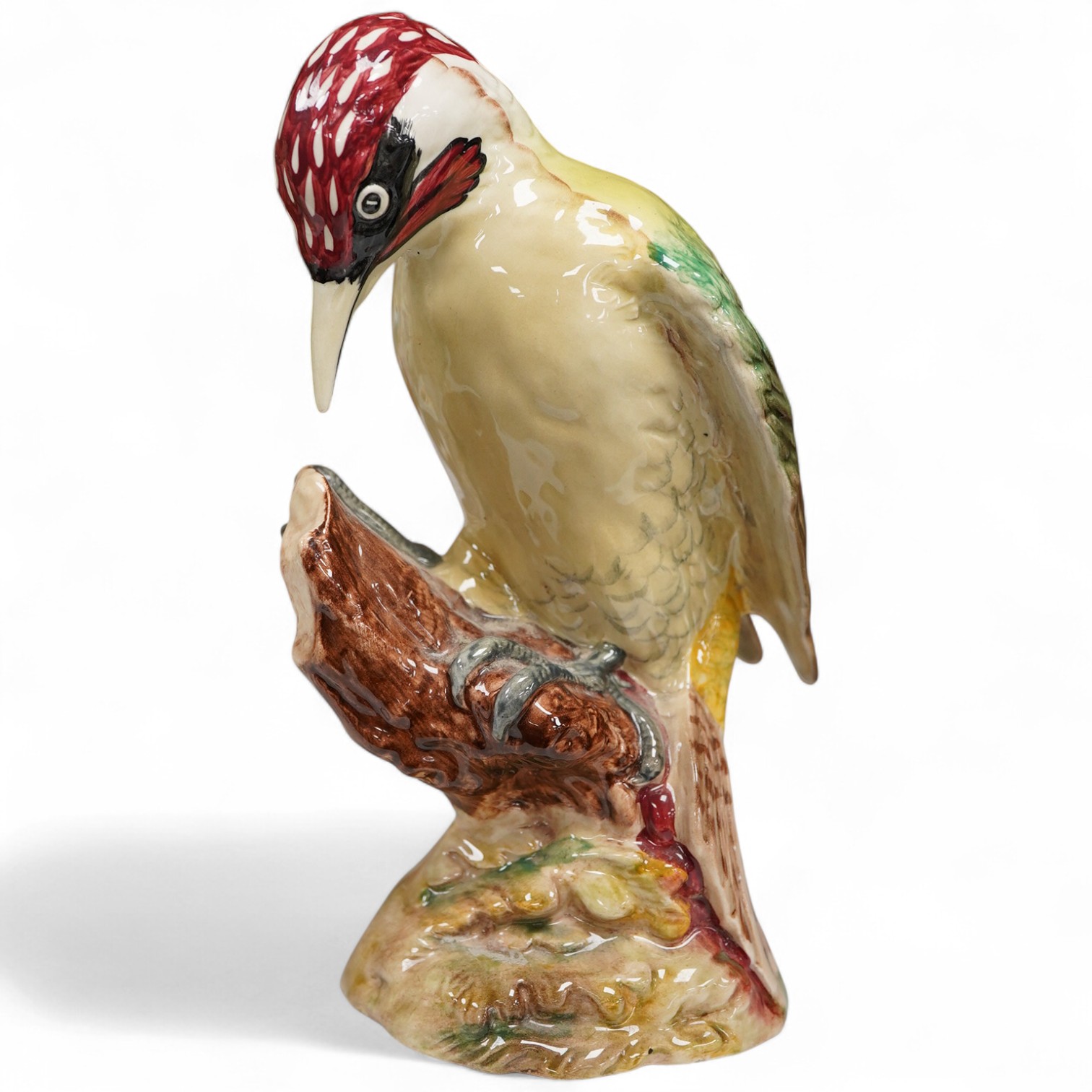 A Beswick model of a green woodpecker, 22cm high